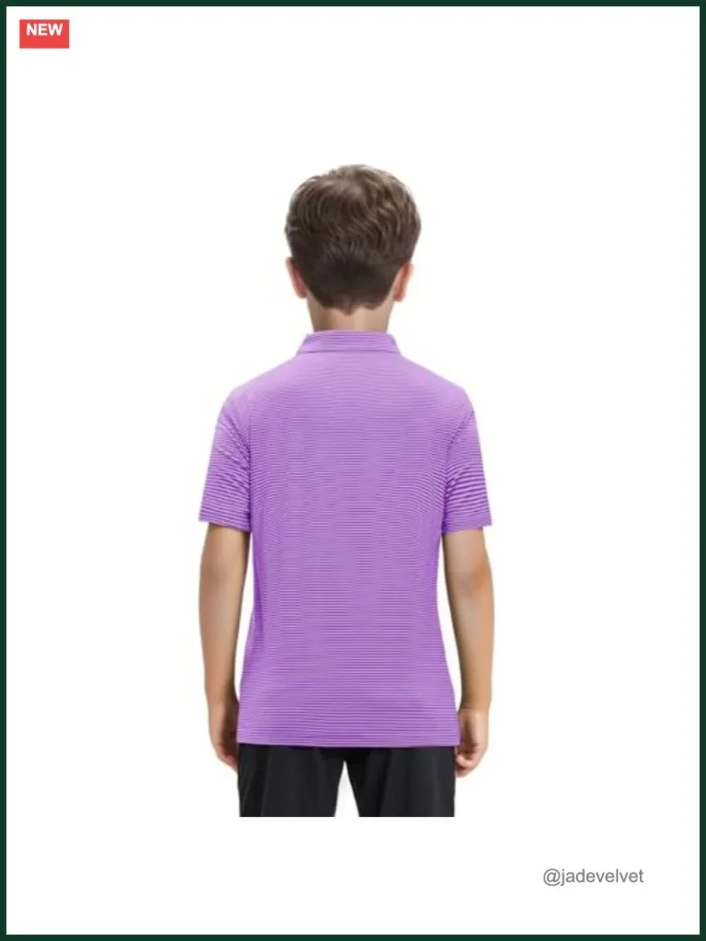Boys Polo Shirt Performance Moisture Wicking Quick Dry Golf Tennis Youth